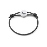Leica Bracelet with Pendant, leather, black, 100 YEARS OF LEICA