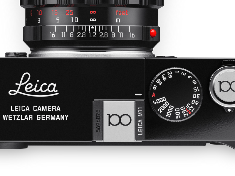 Hot Shoe Cover, Brass, silver chrome, 100 YEARS OF LEICA