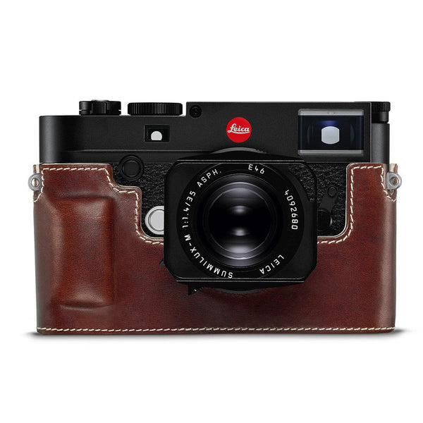 Leica M10 Leather Camera Protector, Vintage Brown – Leica Leica M10 Leather Camera Protector, Vintage Brown – Leica