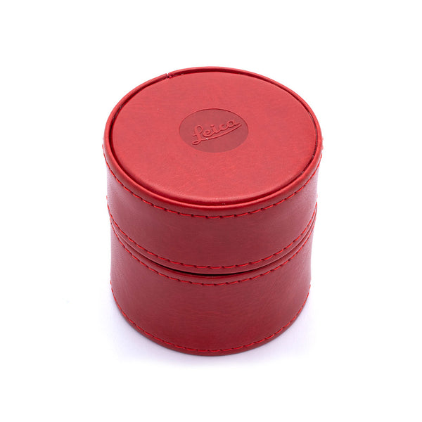 Leica Cufflinks Leather box, Red