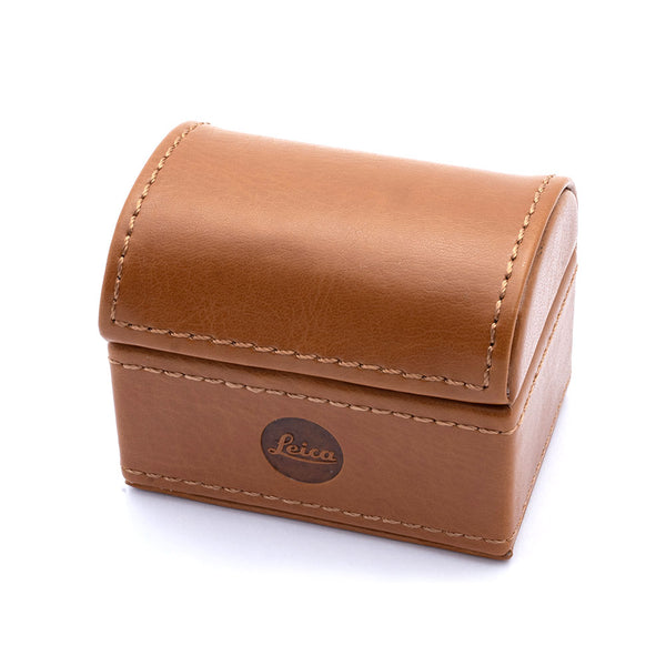 Leica Cufflinks Leather box, Brown