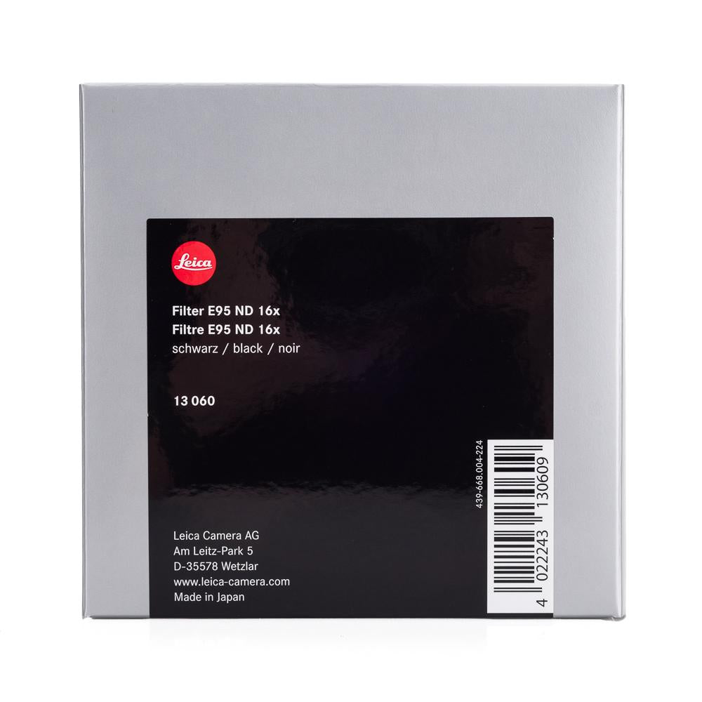 Leica Filtre E46 ND 16x – Objectif Boétie