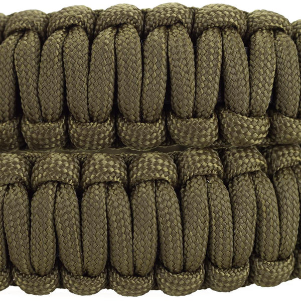 LEICA PARACORD STRAP, BLACK/OLIVE, 126CM, DESIGNED BY COOPH (KEY RING STYLE)